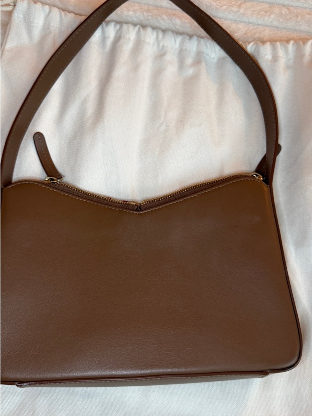 Mansur Gavriel M Frame Shoulder Bag, Desert - Picture 5 of 8